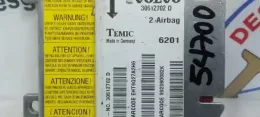 54700 блок управління airbag (srs) Volvo S40, V40 1995