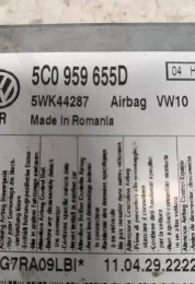 003G7RA09LB1 блок управления AirBag (SRS) Volkswagen Golf Plus 2011