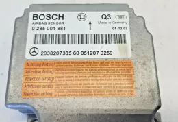 NR1959 блок управления AirBag (SRS) Mercedes-Benz C W203 2004