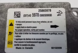 25865978 блок управління airbag (srs) Saturn Vue 2008
