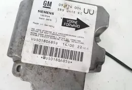 UUS0180685U блок управління airbag (srs) Opel Astra G 2000