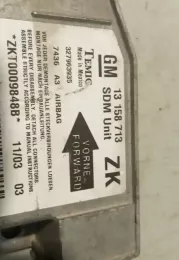 ZKT0009848B блок управління airbag (srs) Opel Meriva A 2004