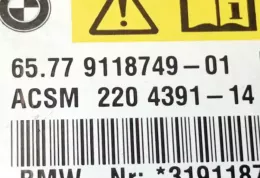 319118749 блок управління airbag (srs) BMW 5 E60 E61 2006
