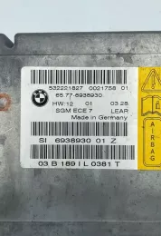532221827 блок управління airbag (srs) BMW 5 E60 E61 2005