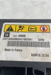 896EK319625 блок управления AirBag (SRS) Opel Astra J 2010