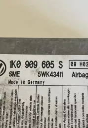 09H026008 блок управления AirBag (SRS) Skoda Octavia Mk2 (1Z) 2007