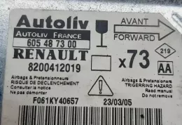 F061KY40657 блок управління airbag (srs) Renault Vel Satis 2005