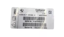 13B2080C3138G блок управления AirBag (SRS) BMW 5 F10 F11 2012