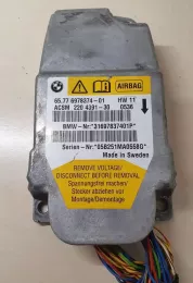 65776978374 блок управления AirBag (SRS) BMW 5 E60 E61 2005