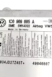 0034JD27Z4ST блок управління airbag (srs) Volkswagen Transporter - Caravelle T5 2005
