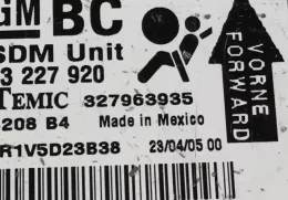 R1V5D23B38 блок управления AirBag (SRS) Opel Astra H 2004