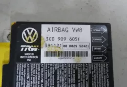 3C0909605F блок управління airbag (srs) Volkswagen PASSAT B6 2006