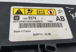 AS9374EN153A6913 блок управления AirBag (SRS) Opel Astra J 2013