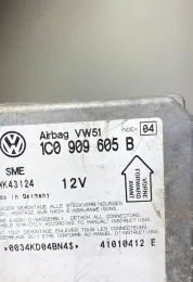 41010412 блок управління airbag (srs) Volkswagen PASSAT B5.5 2001