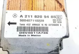 500407110228 блок управління airbag (srs) Mercedes-Benz E W211 2004