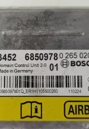 6850978 блок управління airbag (srs) BMW X3 F25 2014