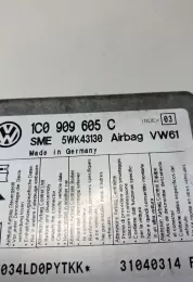 31040314F блок управління airbag (srs) Volkswagen PASSAT B5.5 2002