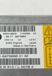 532319803 блок управления AirBag (SRS) BMW 5 E60 E61 2005