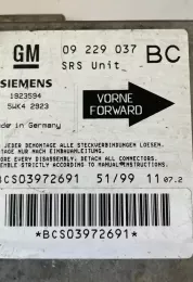 BCS03972691 блок управління airbag (srs) Opel Astra G 2002