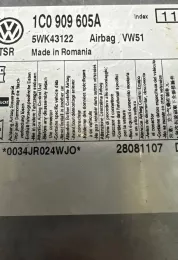28081107 блок управління airbag (srs) Volkswagen Transporter - Caravelle T5 2009
