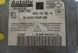 9639917380 блок управління airbag (srs) Peugeot 106 2003