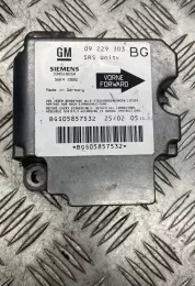 BGS05857532 блок управления AirBag (SRS) Opel Zafira A 2002