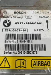 MRSZ5C916 блок управління airbag (srs) BMW 1 E81 E87 2010