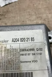 5WK43999 блок управління airbag (srs) Mercedes-Benz C W204 2008