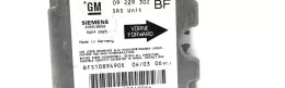 09229302BF блок управления AirBag (SRS) Opel Astra G 1999