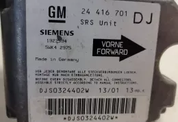 DJS0324402W блок управління airbag (srs) Opel Astra G 1998