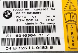 694638401 блок управления AirBag (SRS) BMW 5 E60 E61 2006