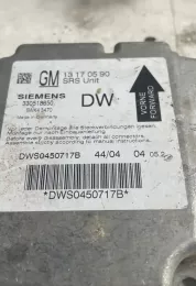 DWS0450717B блок управління airbag (srs) Opel Signum 2006