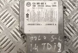 1C0969605K блок управления AirBag (SRS) Volkswagen Polo 2005