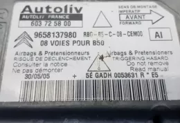 0053631R блок управління airbag (srs) Citroen C4 I 2005