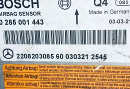 0285001443 блок управління airbag (srs) Mercedes-Benz S W220 2003