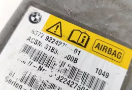 9224275018 блок управління airbag (srs) BMW 7 F01 F02 F03 F04 2010