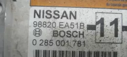 98820EA51B блок управління airbag (srs) Nissan Pathfinder R51 2011