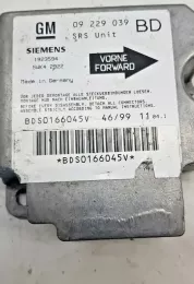 NR1701 блок управления AirBag (SRS) Opel Vectra B 1999