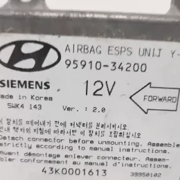 5WK4143 блок управления AirBag (SRS) Hyundai Sonata 1996