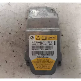22043934 блок управления AirBag (SRS) BMW 5 E60 E61 2008