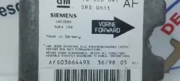 53388 блок управления AirBag (SRS) Opel Astra G 2000