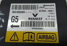 985106546R блок управління airbag (srs) Renault Megane III 2014