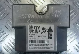 13246045 блок управления AirBag (SRS) Opel Astra H