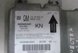 KNS00612341 блок управління airbag (srs) Opel Vectra C 2007