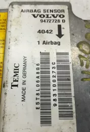 983100273C блок управління airbag (srs) Volvo S70 V70 V70 XC 1999