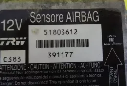 391177 блок управления AirBag (SRS) Fiat Panda II 2006