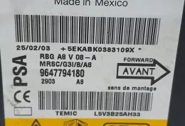 150588 блок управління airbag (srs) Citroen C3 2002