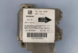 90508980 блок управління airbag (srs) Opel Vectra B 2000