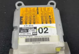 8917047460 блок управління airbag (srs) Toyota Prius (XW30) 2011