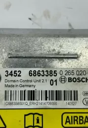 6863385 блок управления AirBag (SRS) BMW 3 F30 F35 F31 2014
